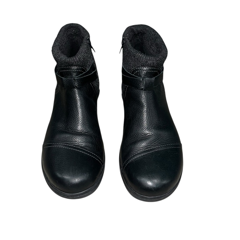Clarks Women's Cheyn Kisha Ankle Boot Side Zip Black Size 10M - Picture 2 of 7